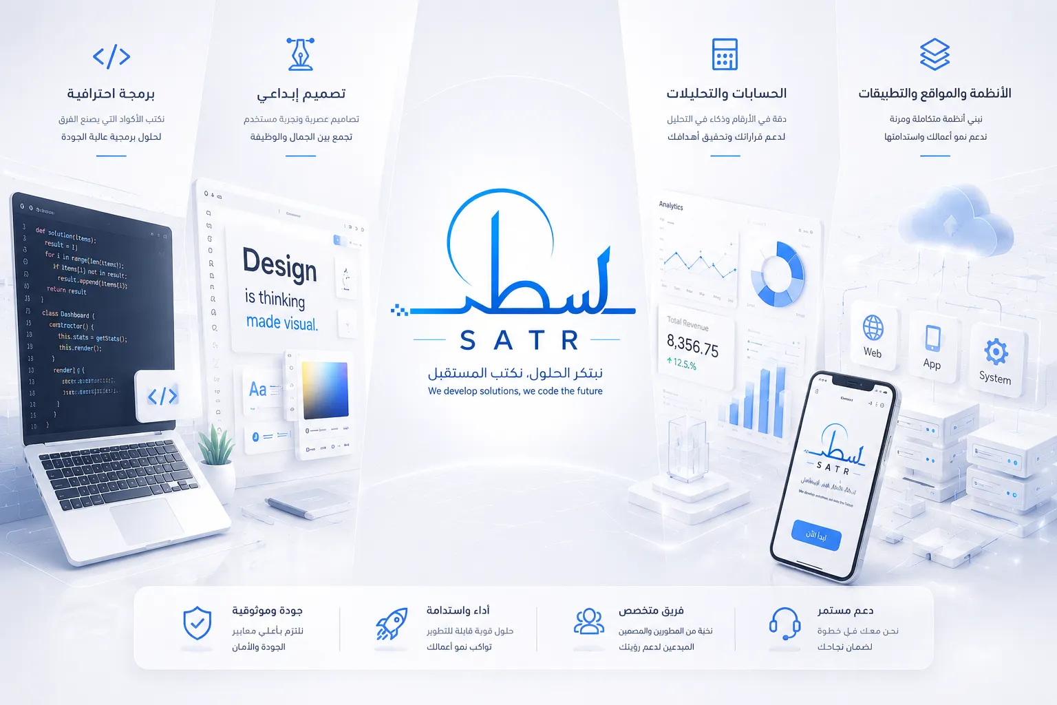 عرض لحلول سطر تكنولوجي الرقمية
